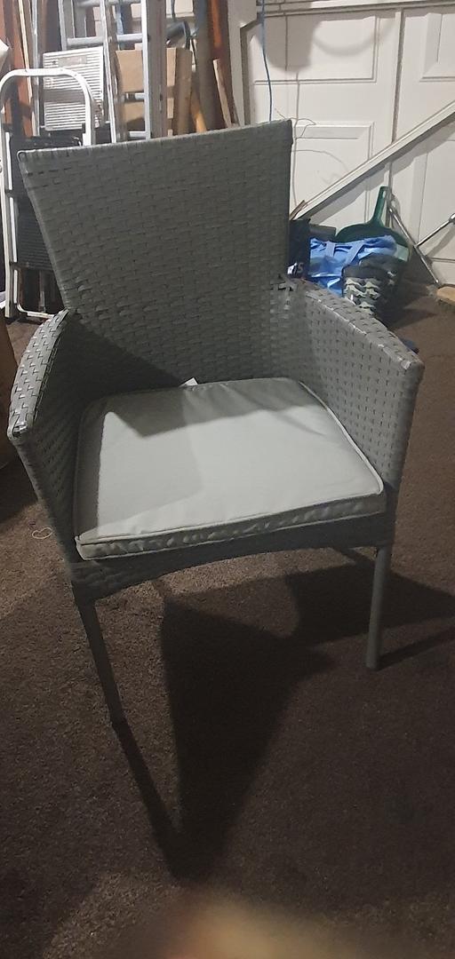Buy & Sell Staffordshire South Staffordshire - Photos for 6 Grey Rattan Chairs
