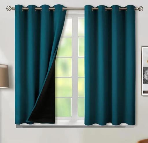 Buy & Sell Merseyside Knowsley - Photos for 4x Sapphire Blackout Ringtop Curtain Panels