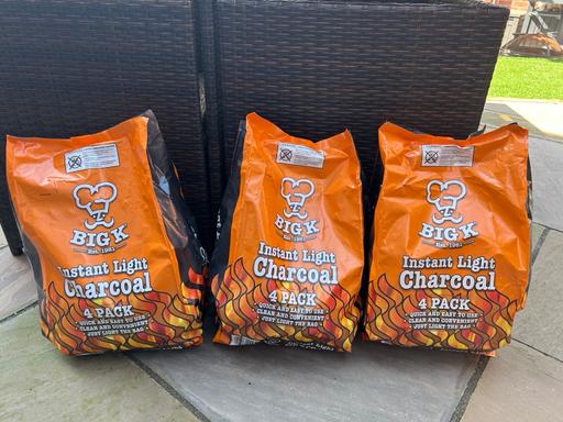 Buy & Sell Shropshire Telford and Wrekin - Photos for Big K Instant Lighting Charcoal 4 x 1 KG Pack