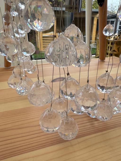 Buy & Sell West Midlands Wolverhampton - Photos for Crystal ceiling light lovely condition £10
