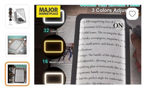 courses County Durham Stockton-on-Tees - Photos for New rechargeable magnifying glass