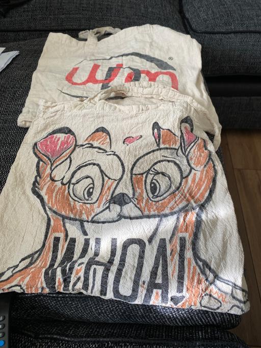 Buy & Sell Lanesfield Wolverhampton - Photos for 2 canvas bags