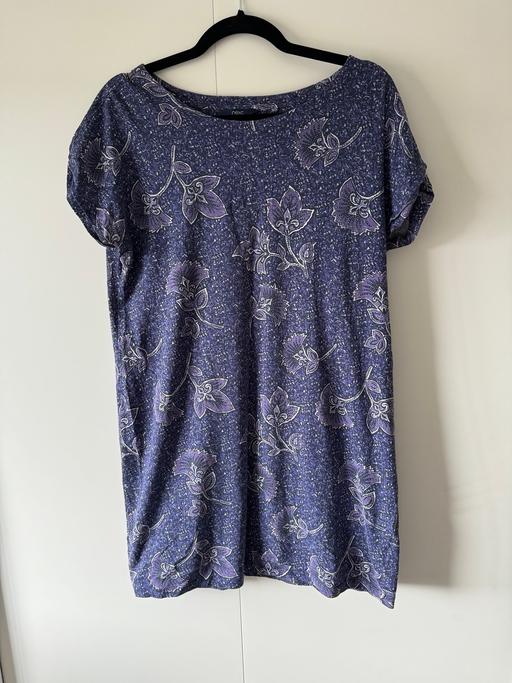 Buy & Sell South Yorkshire Rotherham - Photos for Next blue pattern tshirt dress UK12