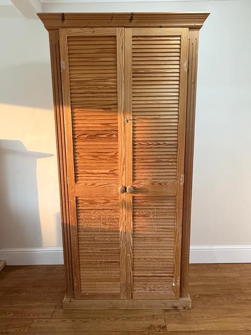 Buy & Sell Nottinghamshire Ashfield - Photos for Solid pine wood wardrobe / storage cupboard