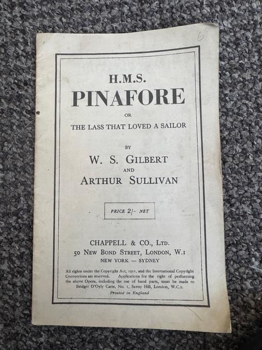 Buy & Sell Lancashire Blackpool - Photos for H.M.S. Pinafore The Lass That Loved a Sailor