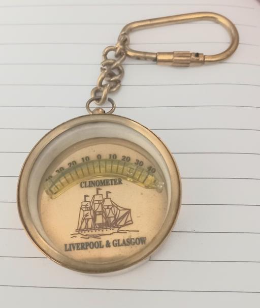 Buy & Sell Merseyside Saint Helens - Photos for vintage marine brass clinometer keyring