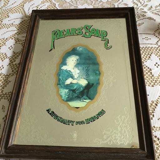 Buy & Sell Derbyshire Chesterfield - Photos for Vintage Pears Soap picture Mirror
