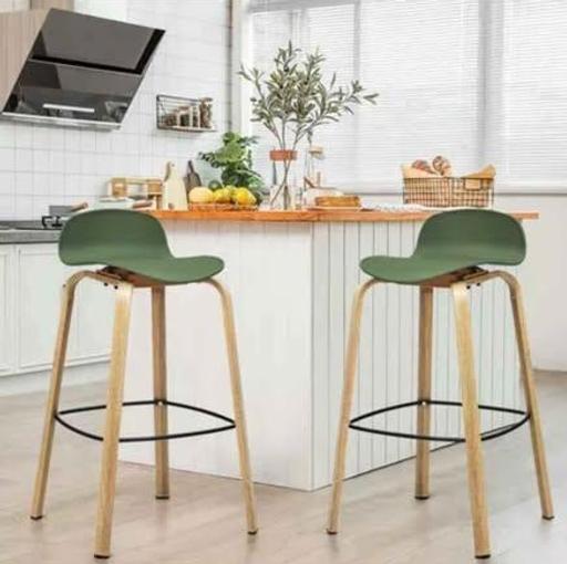 Buy & Sell West Yorkshire Kirklees - Photos for 2 Brand New Bar stools Green