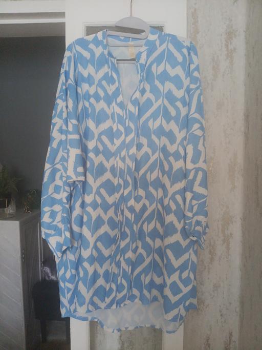 Buy & Sell East London Havering - Photos for pale blue and white blouse 3xl