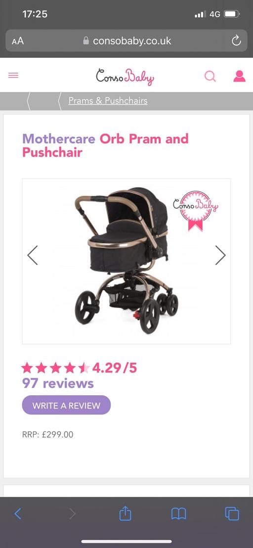 Buy & Sell Wiltshire Swindon - Photos for Mothercare orb travel system.