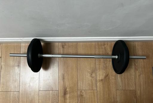 Buy & Sell North London Manor House - North London - Photos for Cast iron barbell weight set 36kg - like new
