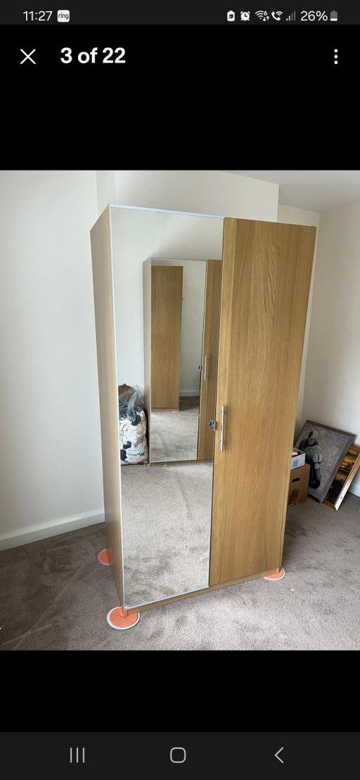 Buy & Sell Isle of Man Douglas - Photos for Pax Mirror Wardrobe Door 195cm x 50cm