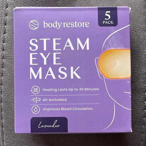 Buy & Sell West Midlands Birmingham - Photos for Steam Eye Mask Lavender 5 Pack NEW