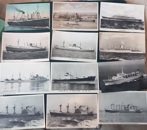 Buy & Sell Merseyside Saint Helens - Photos for 12 vintage 40s 50s ship postcards