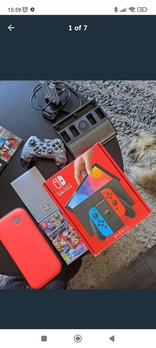 Buy & Sell West Midlands Dudley - Photos for Nintendo switch OLED with games and extras