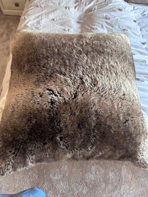 Buy & Sell Kent Maidstone - Photos for Faux fur large pillow and matching throw