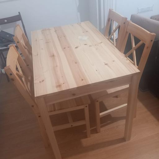 Buy & Sell West Yorkshire Bradford - Photos for dining table and 4 chairs. Good condition