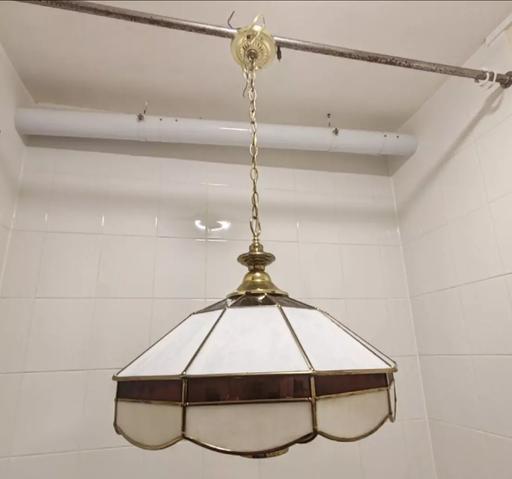 Buy & Sell South East London Dulwich - South East London - Photos for LUMINAIRE XL STAINED GLASS PENDANT LIGHT