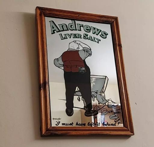 Buy & Sell South East London Dulwich - South East London - Photos for Andrews Liver Salt Advertising Mirror