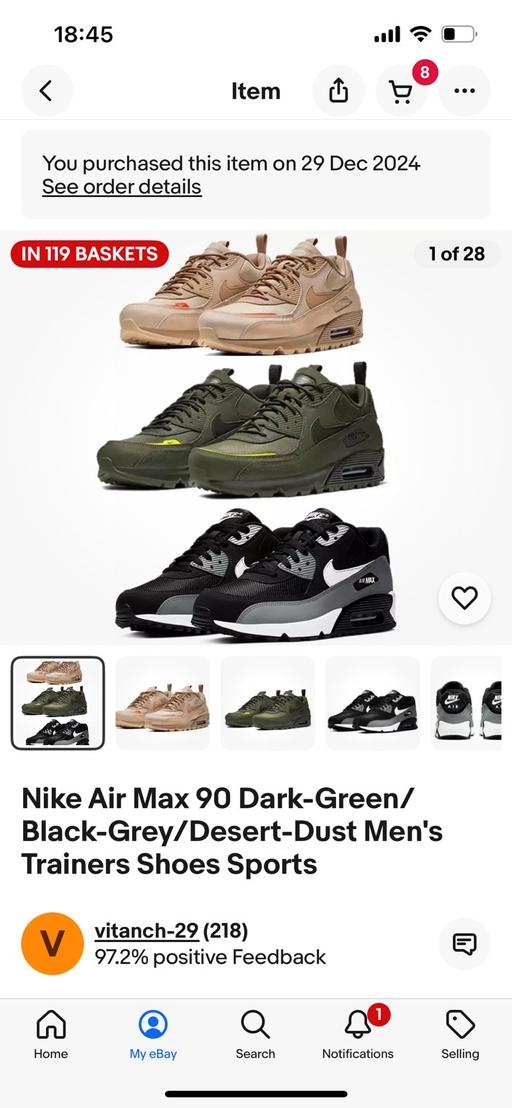 Buy & Sell East London Limehouse - East London - Photos for Nike air max 90 green