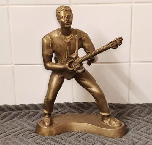 Buy & Sell South East London Dulwich - South East London - Photos for RARE* SOLID BRASS ORNAMENT MUSICAN GUITARIST