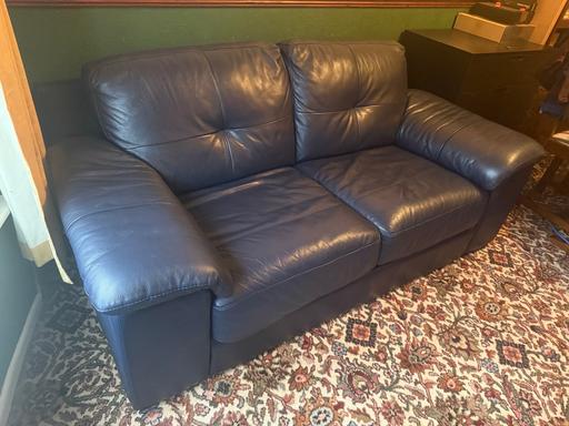Buy & Sell Leicestershire North West Leicestershire - Photos for Leather Sofa Bed 2 Seater
