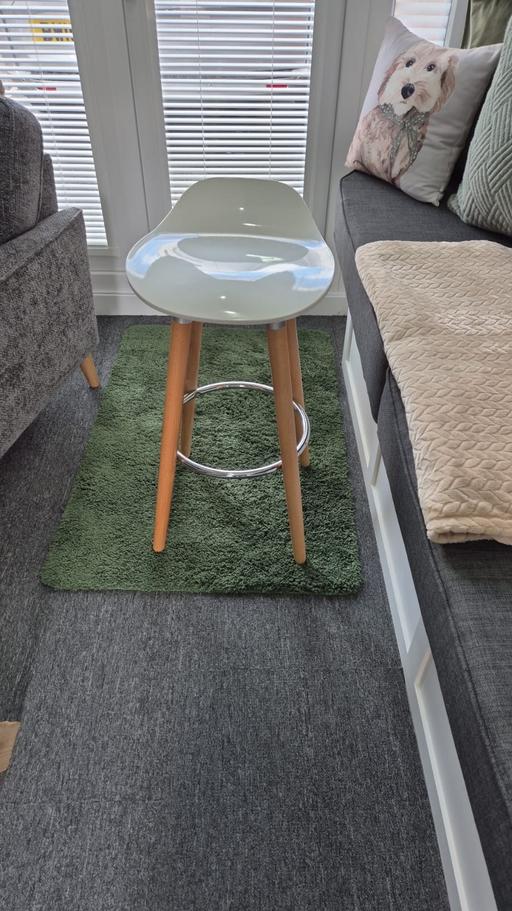 Buy & Sell West Midlands Birmingham - Photos for 2 white high gloss kitchen stools