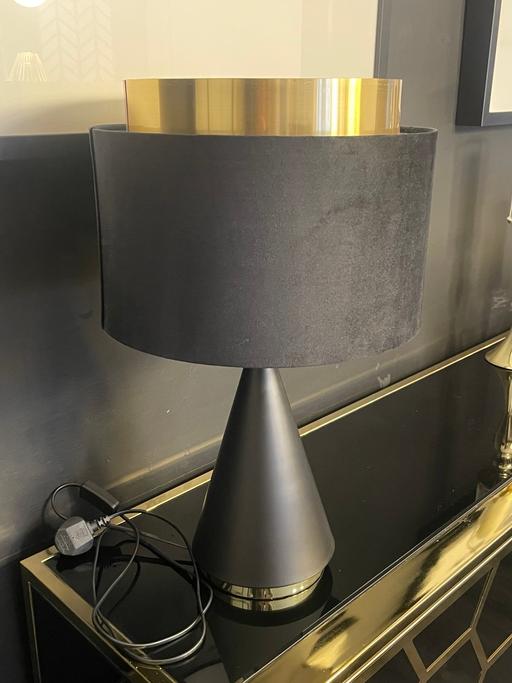 Buy & Sell West Midlands Dudley - Photos for Large Black and gold table lamp