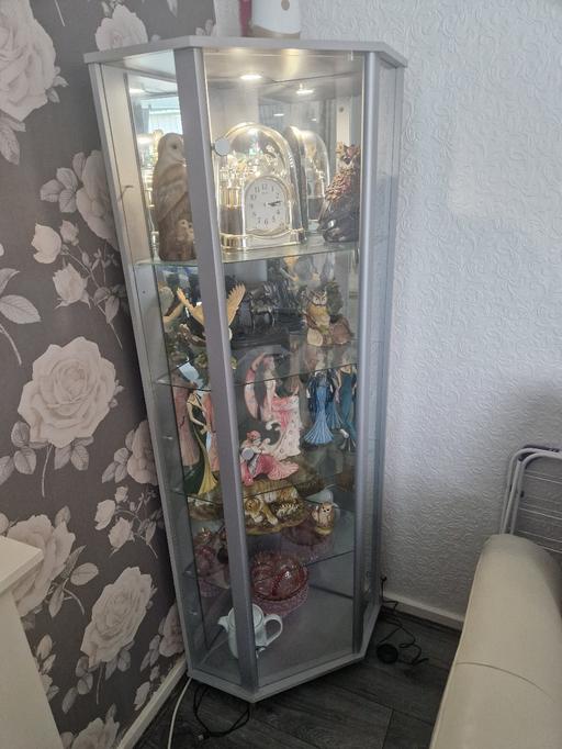 Buy & Sell West Yorkshire Leeds - Photos for Corner Glass Display Cabinet with lights