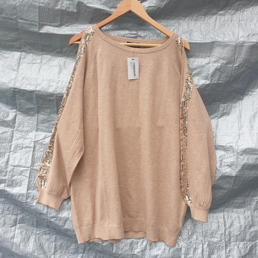Buy & Sell Stourbridge Dudley - Photos for Wallis Sequin Cold Shoulder Tunic UK L New
