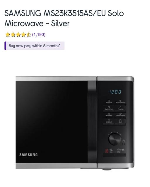 Buy & Sell South West London Fulwell - South West London - Photos for Samsung Microwave - Great Condition