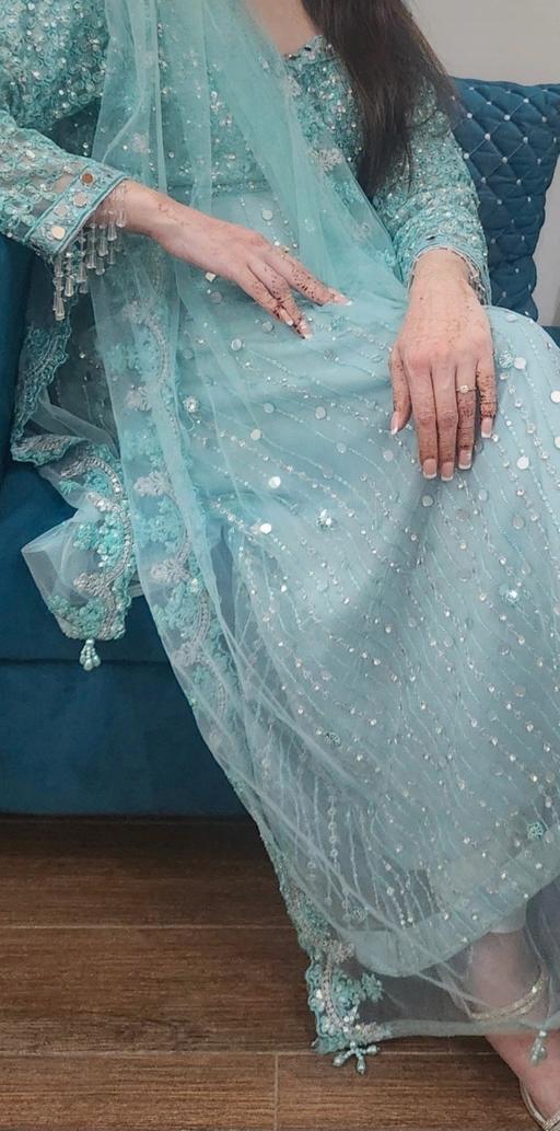 Buy & Sell North London Muswell Hill - North London - Photos for Gorgeous ice mint trouser kameez dupatta