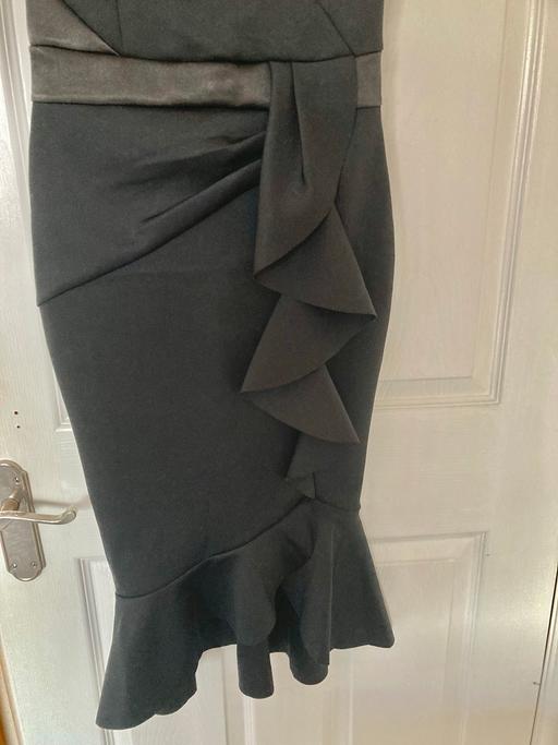 Buy & Sell West Yorkshire Kirklees - Photos for Black short party dress front ruffle size 10