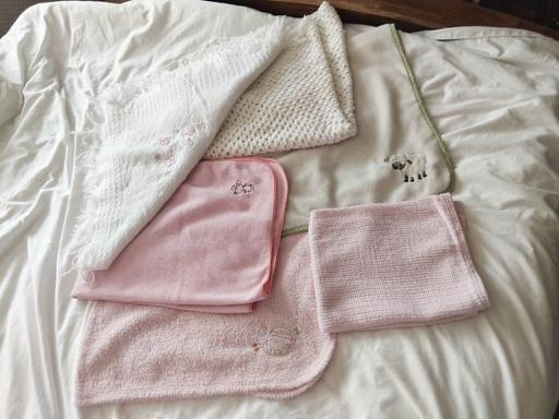 Buy & Sell Worcestershire Bromsgrove - Photos for X 6 Baby Blanket Bundle