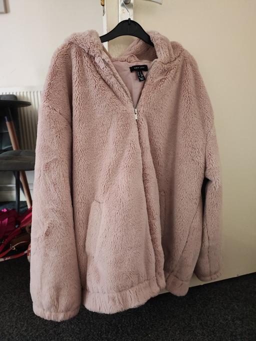 Buy & Sell Worcestershire Redditch - Photos for pink faux fur bomber jacket size M