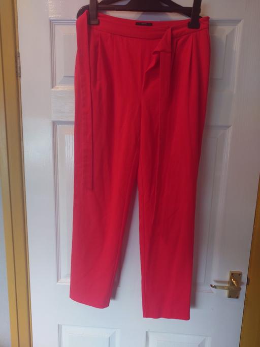 Buy & Sell Leicestershire Charnwood - Photos for Women's red tie trousers size 8