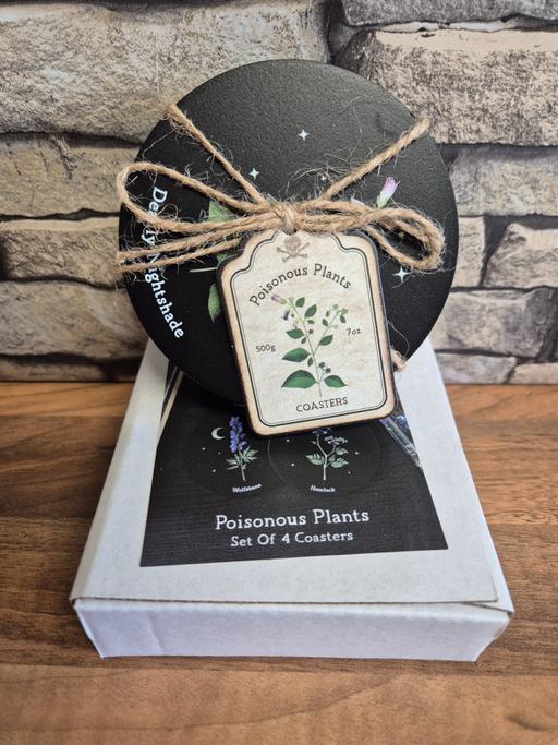 Buy & Sell West Midlands Solihull - Photos for Poisonous Plants Drinks Coasters Set