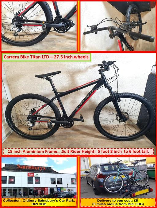 Buy & Sell West Midlands Sandwell - Photos for Carrera Titan Bike. 27.5 inch wheels.