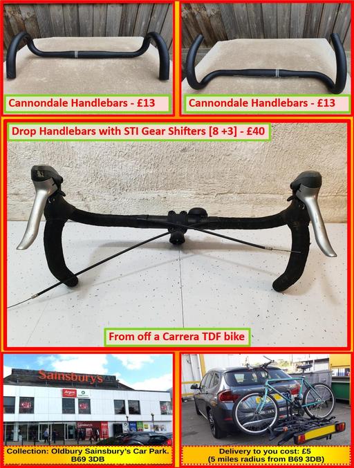 Buy & Sell West Midlands Sandwell - Photos for Drop Handlebars STI Gear Shifters [8+3].