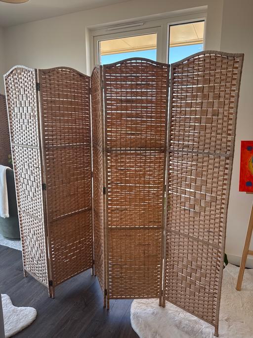 Buy & Sell North West London Harrow - Photos for Natural rattan Panel room divider - Boho Styl