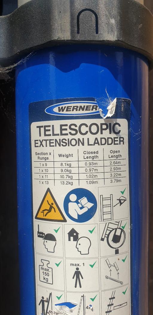 Buy & Sell South West London St Helier - South West London - Photos for Warner telescopic ladder