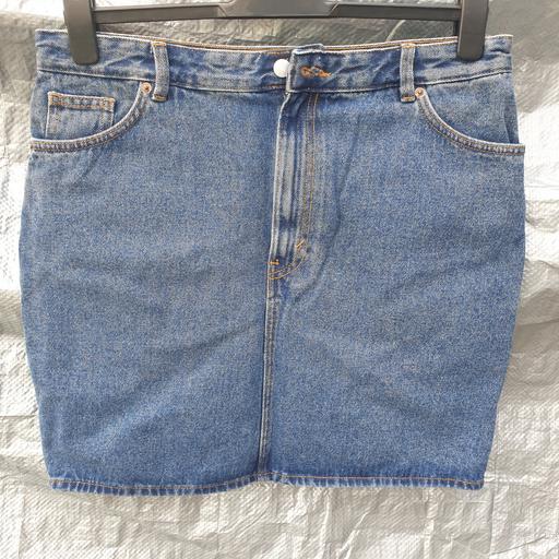 Buy & Sell Stourbridge Dudley - Photos for Monki Blue Denim Mini Skirt UK 16 EU 44