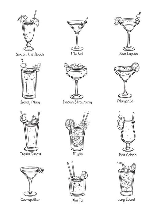 courses Leicestershire Blaby - Photos for Cocktail sticker pack