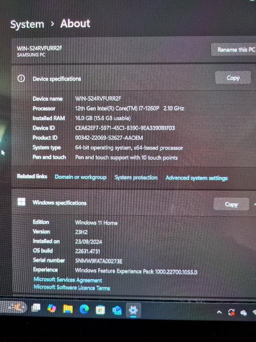 Buy & Sell Bedfordshire Central Bedfordshire - Photos for SAMSUNG Galaxy Book2 Pro 360 15.6