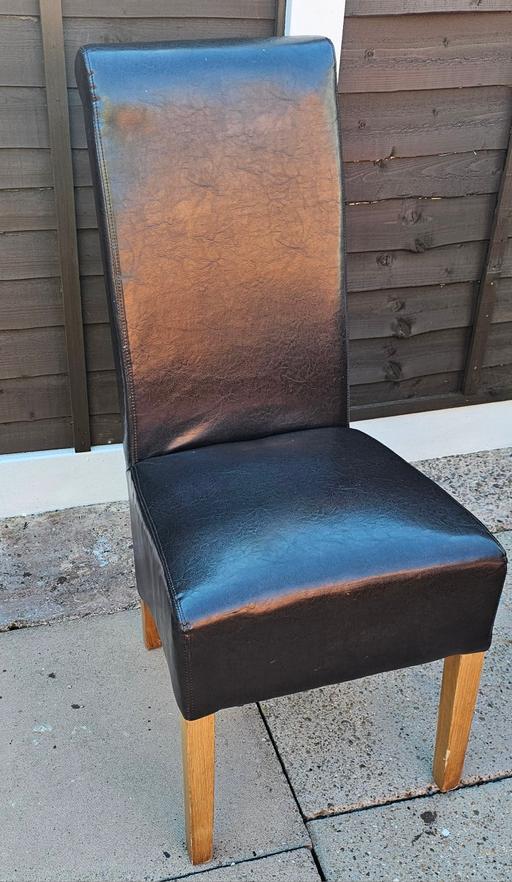 Buy & Sell West Midlands Sandwell - Photos for 4 leather chairs