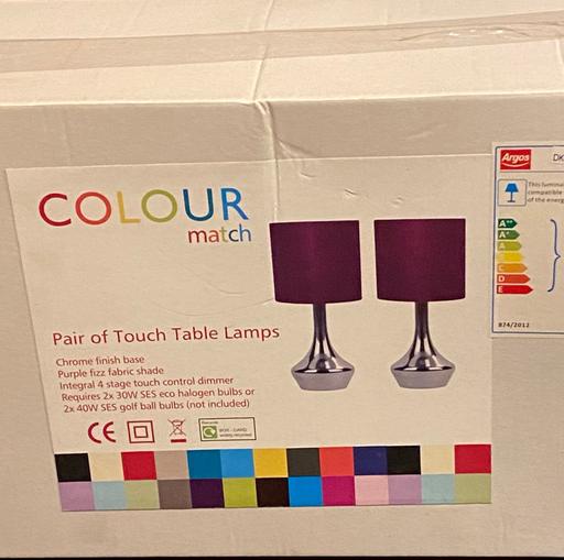 Buy & Sell West Midlands Wolverhampton - Photos for Pair of touch lamps