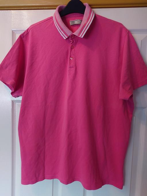 Buy & Sell Woodthorpe Charnwood - Photos for Mens pink next polo top size XL