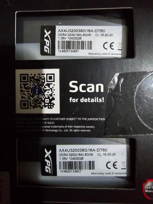 Buy & Sell Derbyshire Chesterfield - Photos for Adata XPG Spectrix DDR4 2 x 8GB