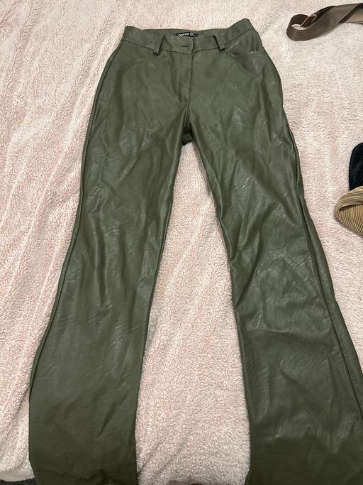 Buy & Sell Eastborough Kirklees - Photos for Green leather pants