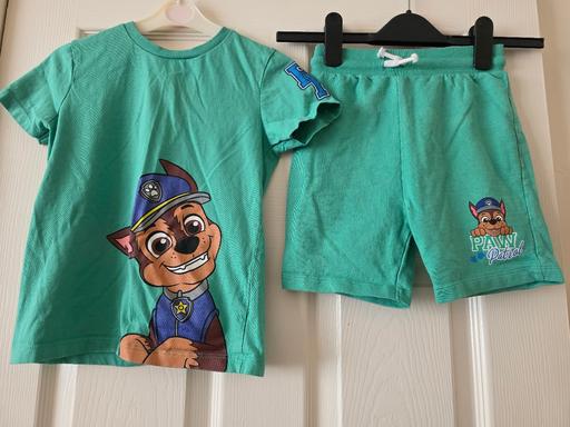Buy & Sell Lancashire Blackpool - Photos for Paw Patrol shorts & t shirt set age 5-6 yrs